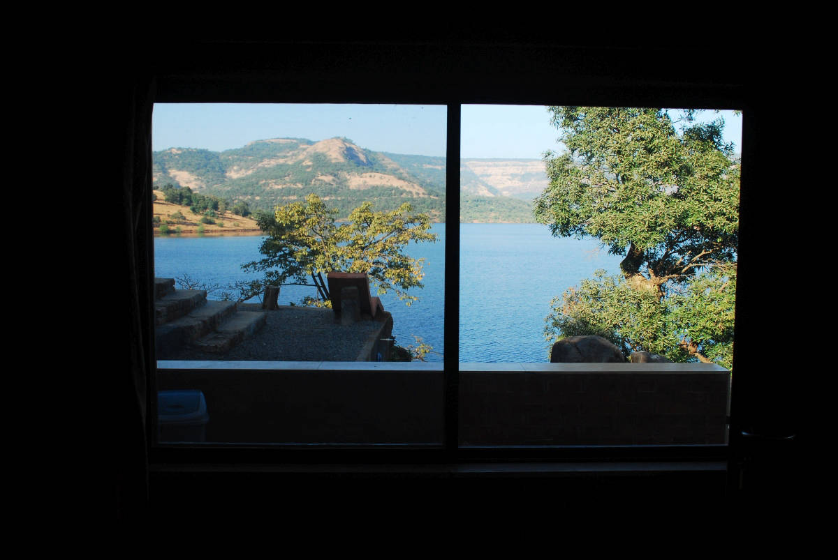 Lake view from the bedroom